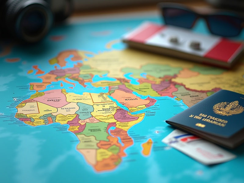 کشور های بدون ویزا