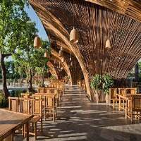 رستورانی خلاقانه از جنس بامبو در ویتنام