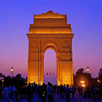 دهلی + آگرا + جیپور